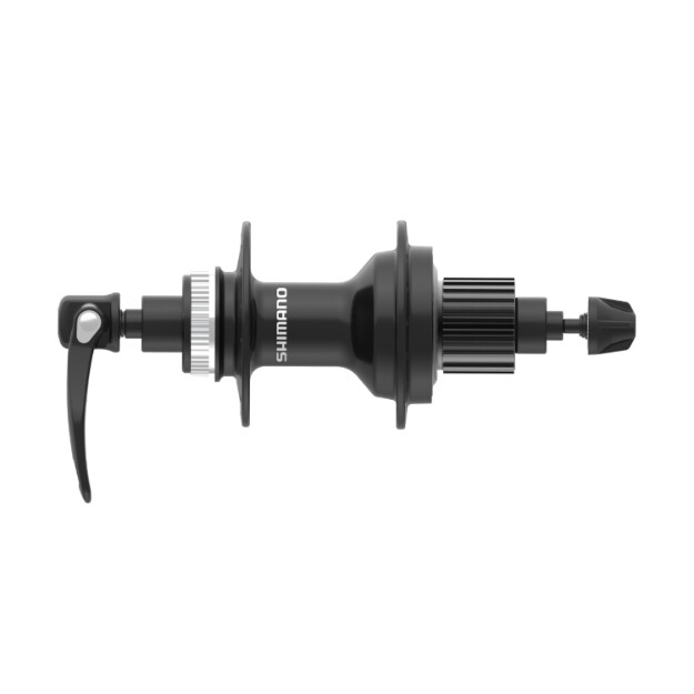buje trasero deore de 141 mm con cierre rápido micro spline de 12 velocidades