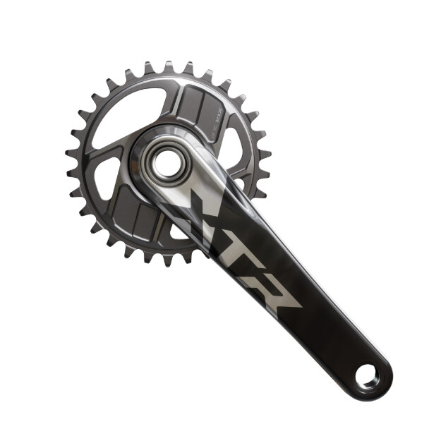 juego de bielas xtr xc factor q de 170 mm línea de cadena de 55 mm 12 velocidades