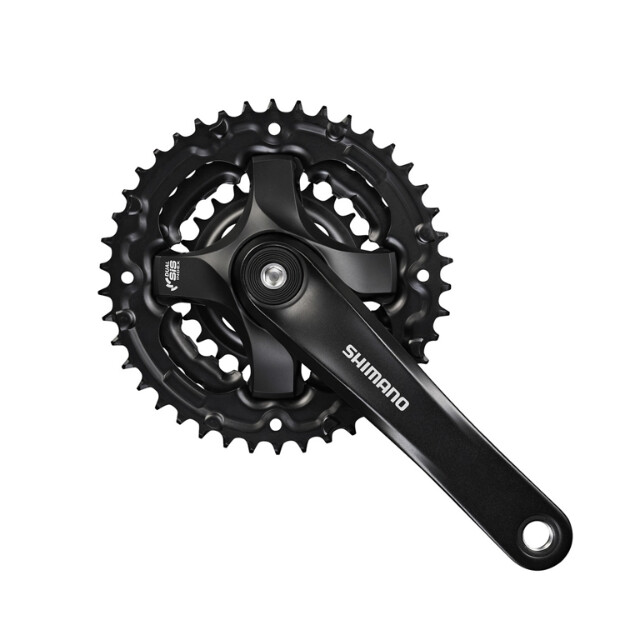 juego de bielas tourney ty mtb factor q de 1855 mm 3x876 velocidades